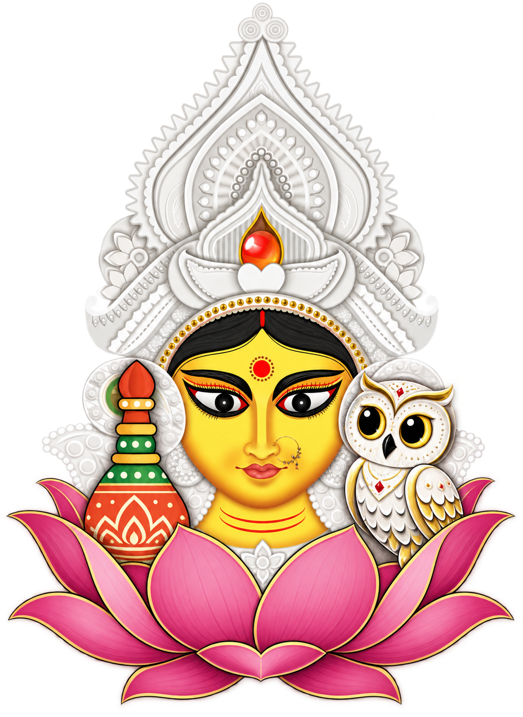 Goddess Lakshmi Illustration