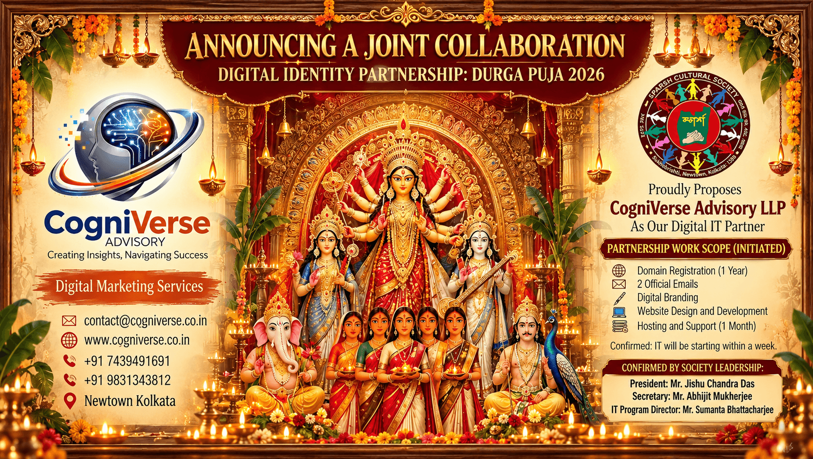 CogniVerse Advisory LLP - Digital IT Partner for Sparsh Cultural Society